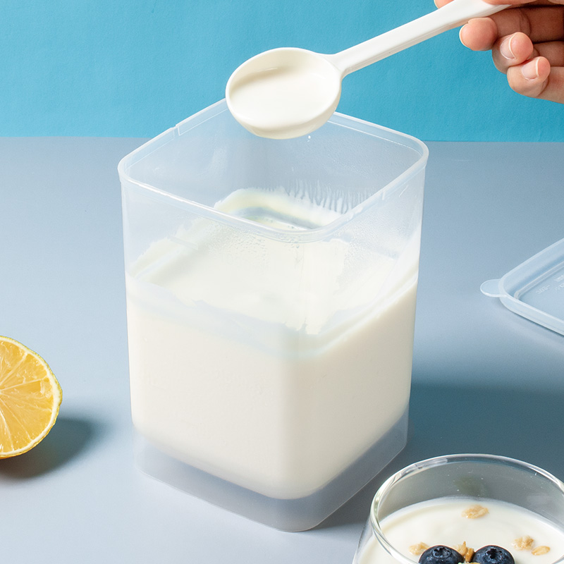 日本进口酸奶杯奶粉罐自制酸奶发酵容器带盖水果食品储物罐保鲜盒