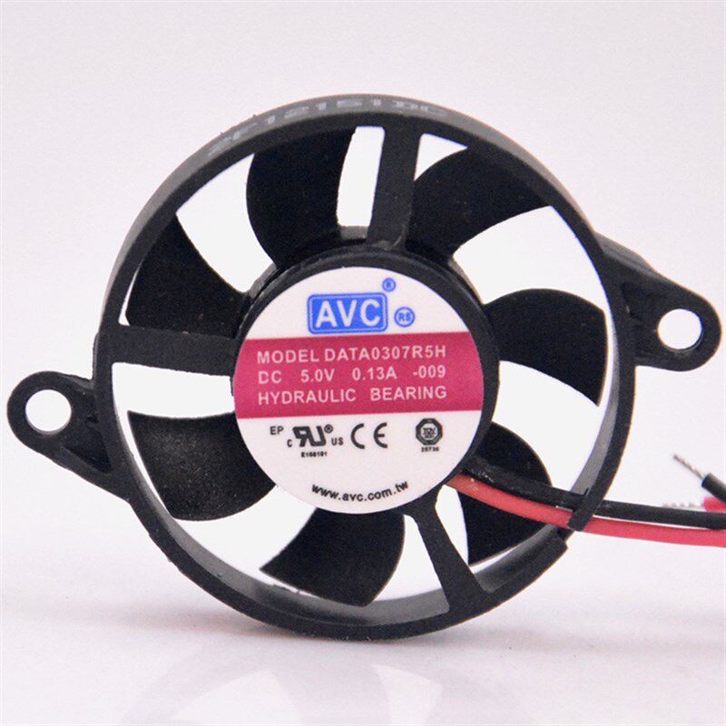全新AVC DATA0307R5H 微型圆形 3007 3CM 5V LED 射灯 杯灯 风扇