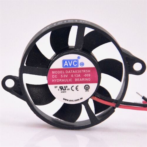 全新AVC DATA0307R5H 微型圆形 3007 3CM 5V LED 射灯 杯灯 风扇