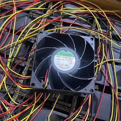 原装建准SUNON 8038 12V 6.4W PMD1208PMB2-A 8cm大风量散热风扇
