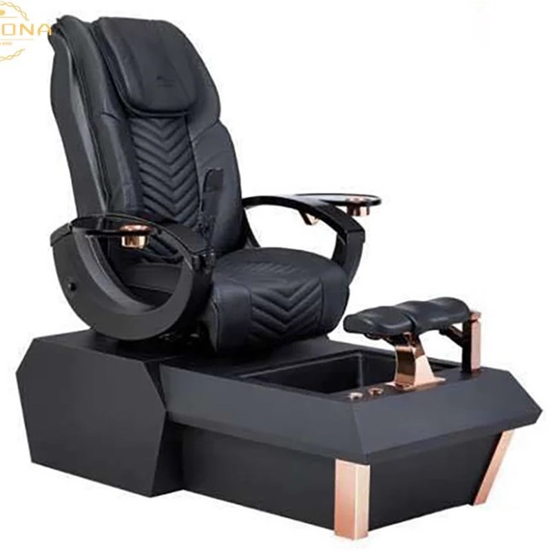 电动放倒美甲按摩椅足浴水疗沙发躺椅修甲美甲店按摩椅子