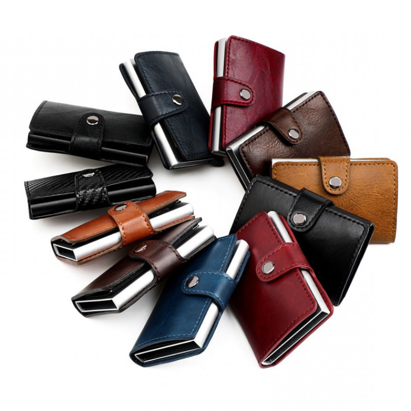 RFID铝盒屏蔽卡包超薄信用卡