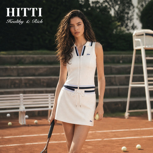 Hitti高腰收腹遮胯半身裙