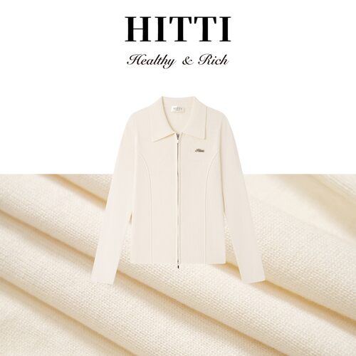 Hitti【周年庆专属】网球高尔夫针织衫长袖针织开衫修身百搭-19
