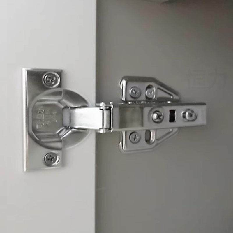 炬森304不锈钢铰链衣橱柜门铰链合页配件阻尼缓冲弹簧飞机合页荷