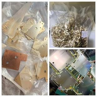 激光切割紫铜板镀金铜电镀24K金 镀银,CNC车床铣床抛光,红铜片