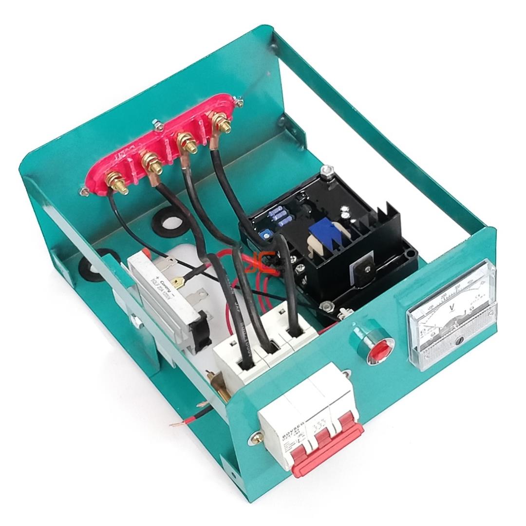Stc有刷发电机接线盒开关箱全套稳压配置15Kw 24Kw电动球整流器仪