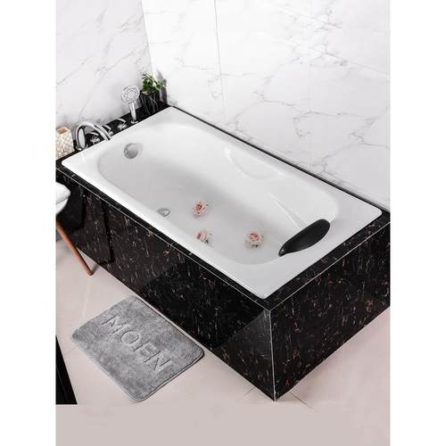 海星森嵌入式浴缸家用成人浴缸大型陶瓷欧式加厚小户型铸铁搪瓷浴