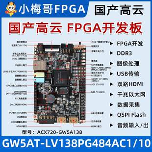 小梅哥国产高云AroraV FPGA开发板 GW5AT 138K