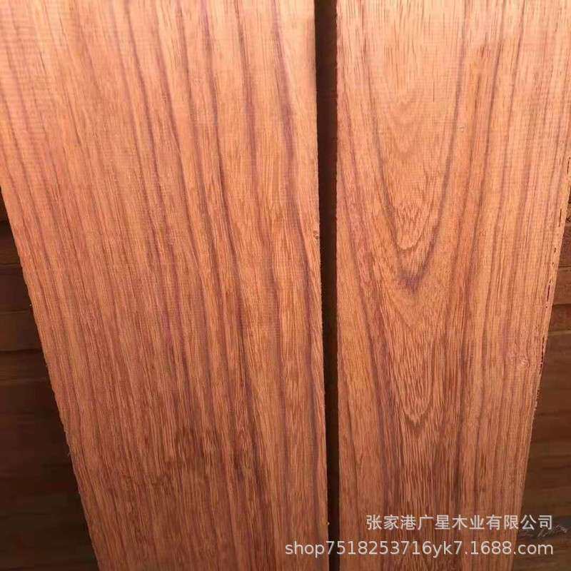 喀麦隆红玫瑰木1实木板木制厚度2-6cm抗弯强/上色家具厂木工板