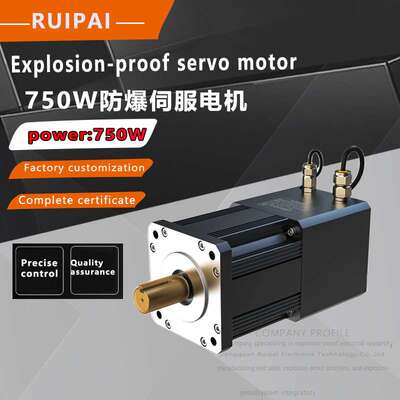 Customized 750W explosion-proof servo motor with 80 flange a