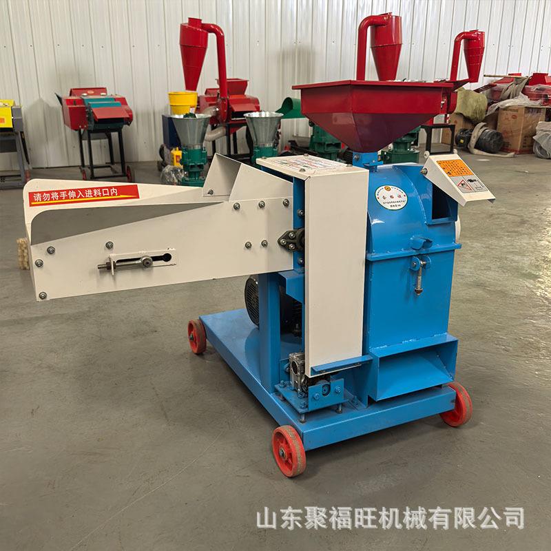 青草玉米秸秆铡草机超细牧草粉碎打浆机鸡鸭鹅猪饲料打浆机