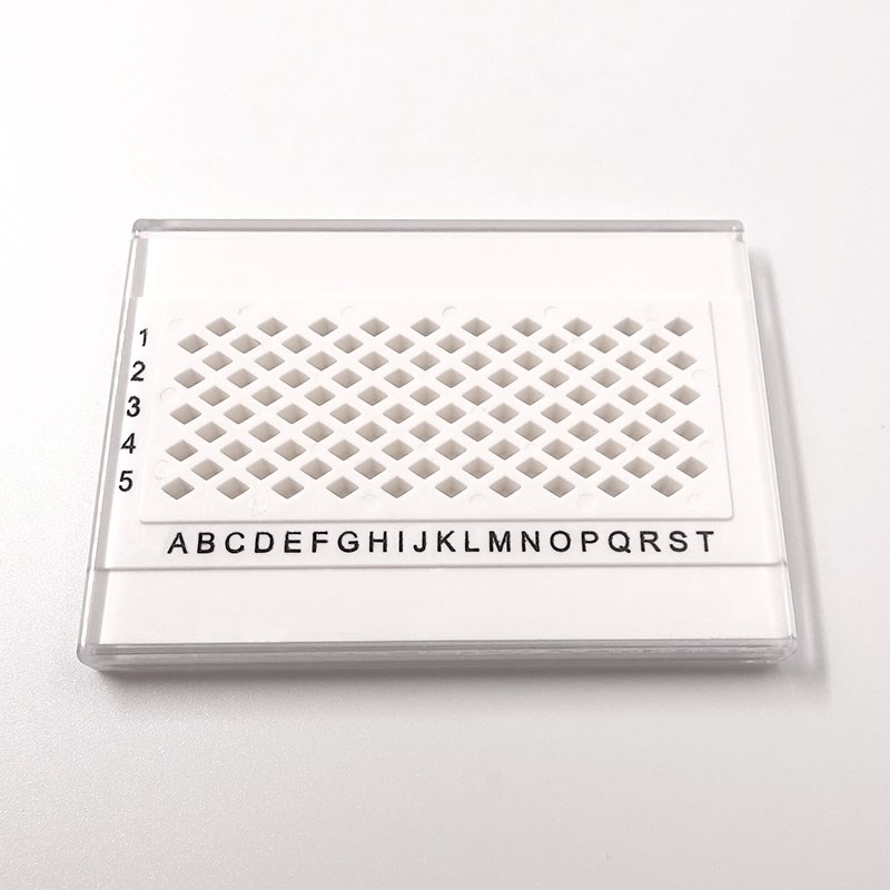 孔100孔载网铜网盒TEM透射电镜抽拉式铜网盒载网碳膜样品盒