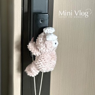 爱入户门把手防撞门挡智能锁指纹锁门把保护儿童房门把手装饰