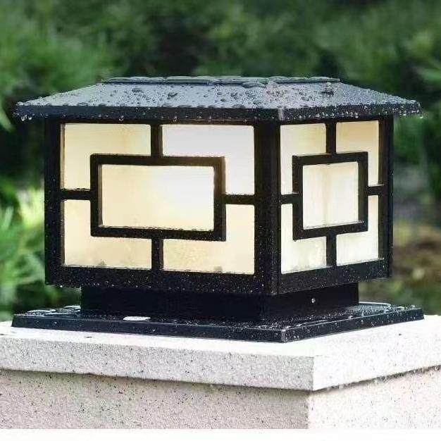 太阳能围墙灯柱头灯花园别墅大门柱子灯IP65防护太阳能庭院灯,家装灯饰光源,户外壁灯,淘宝优惠券,粉丝福利购,淘宝优惠卷