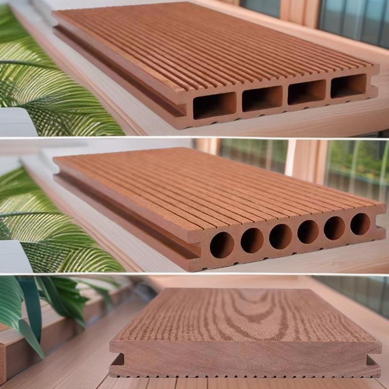 户外木塑地板阳台走道庭院天台泳池公园露营地装饰板围栏板易拼接