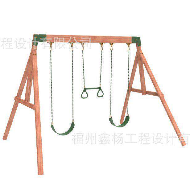 木质杉木秋千组合家庭户外体能拓展攀爬架庭院
