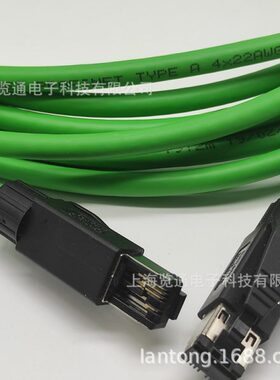 绿色现货PN通信线工业成品网线plc专用通讯网线ethercat profinet