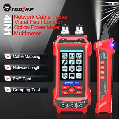 TOOLTOPET636/638多功能寻线仪60000位显示四国语言可选
