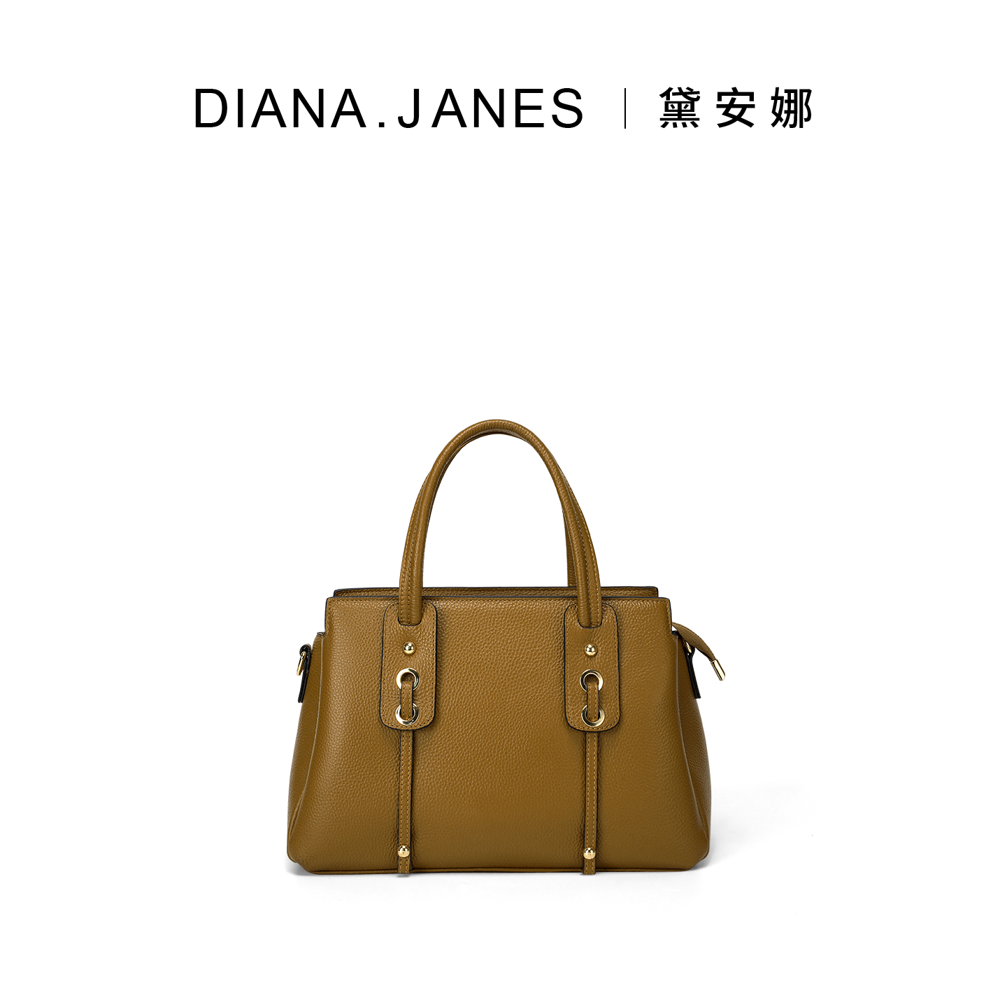 DianaJanes黛安娜.珍妮丝 经典手提小方包高级感真皮单肩斜挎女包