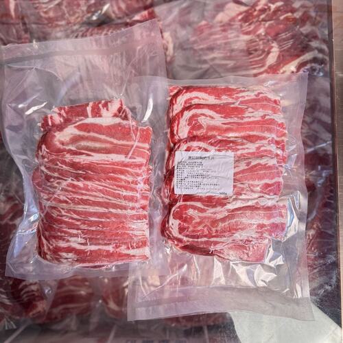 牛集社【谷饲原切肥牛】3/5/7斤原切肥牛火锅烤肉片牛肉片肥牛片
