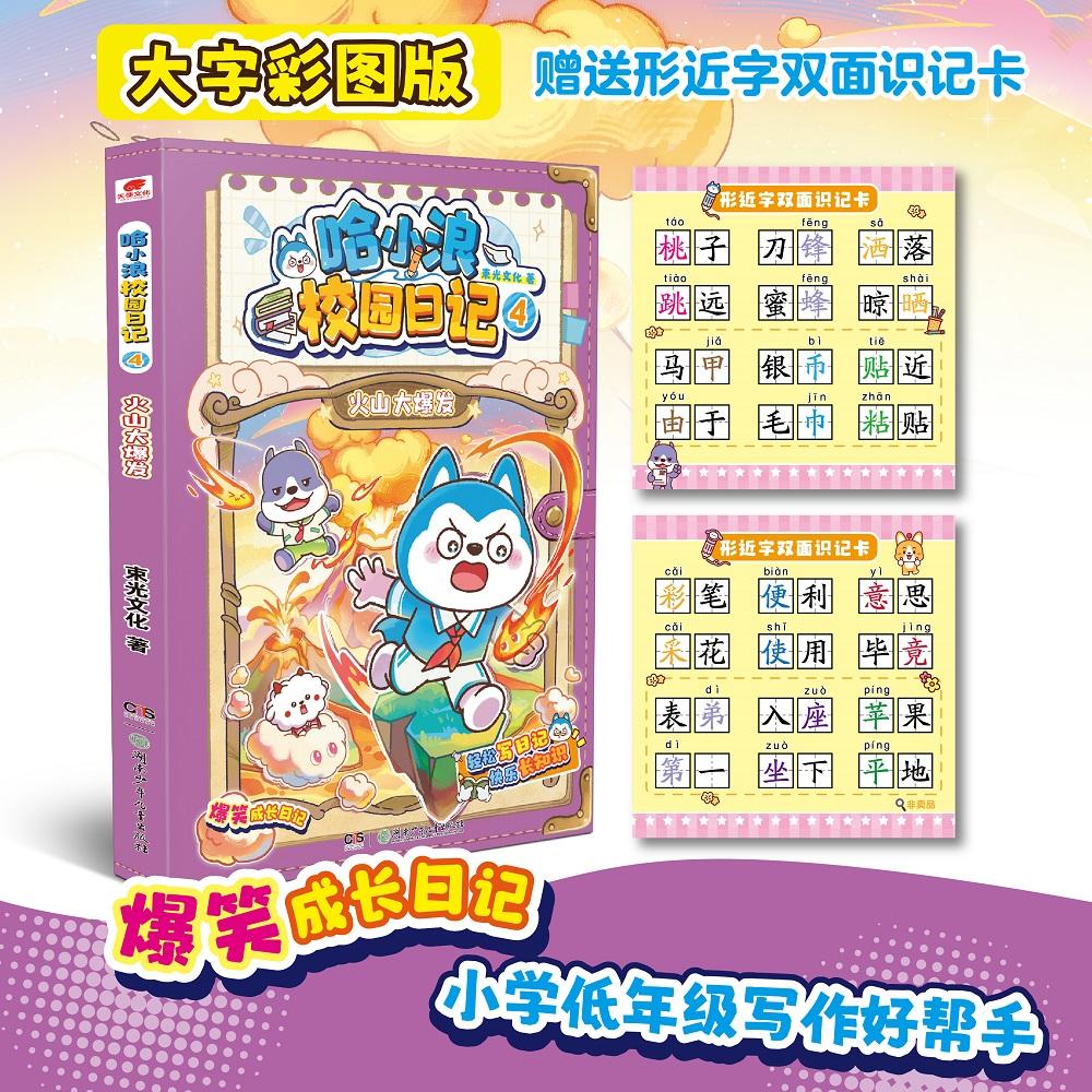 【可开票全新正版】哈小浪校园日记4火山大爆发束光文化97875562877962026-05-01湖南少年儿童出版社