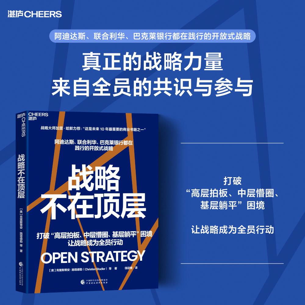 【可开票全新正版】战略不在顶层97875223497632026-07-20中国财政经济出版社奥克里斯蒂安施塔德勒 奥尤利娅豪茨 等