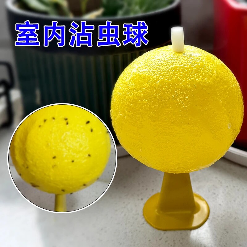 【下单立减50】室内诱蝇球粘蝇球果蝇球粘捕小飞虫灭蝇安全环保持