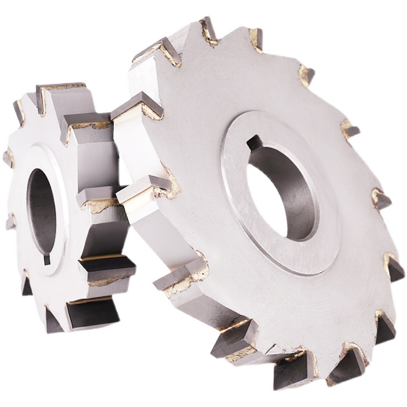 YW2镶合金三面刃铣刀片钨钢锯片钢件铣槽圆盘刀   100