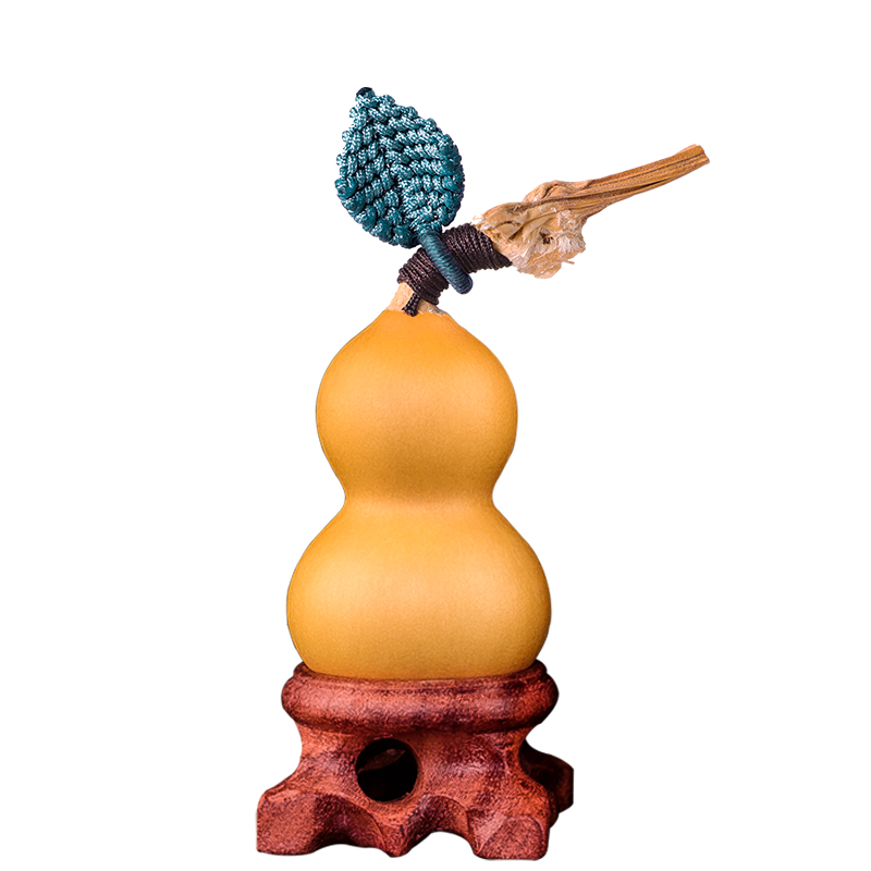 叶子葫芦天然把件高端文玩真精品手捻盘玩编织装饰编绳手把件