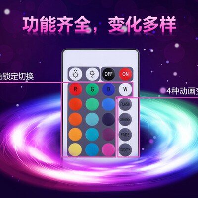 LD七彩灯带防水亮超亮低压灯条片客厅吊顶汽车