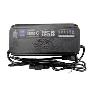 禾嘉盈充电器电动车通用适配於铅酸蓄电池自断电智能六灯