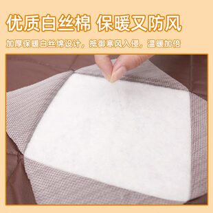 保暖防风加厚家用空调磁吸密封隔断冷气隔音保温挡寒帘 棉门帘冬季