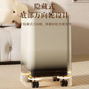 垃圾收纳桶公室厨房带滑轮垃圾桶轻奢级感家用大号大容量 新款