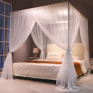 公主风宫廷落地式 轻奢简约蚊帐家用202p1新款 加密加厚支架高级卧