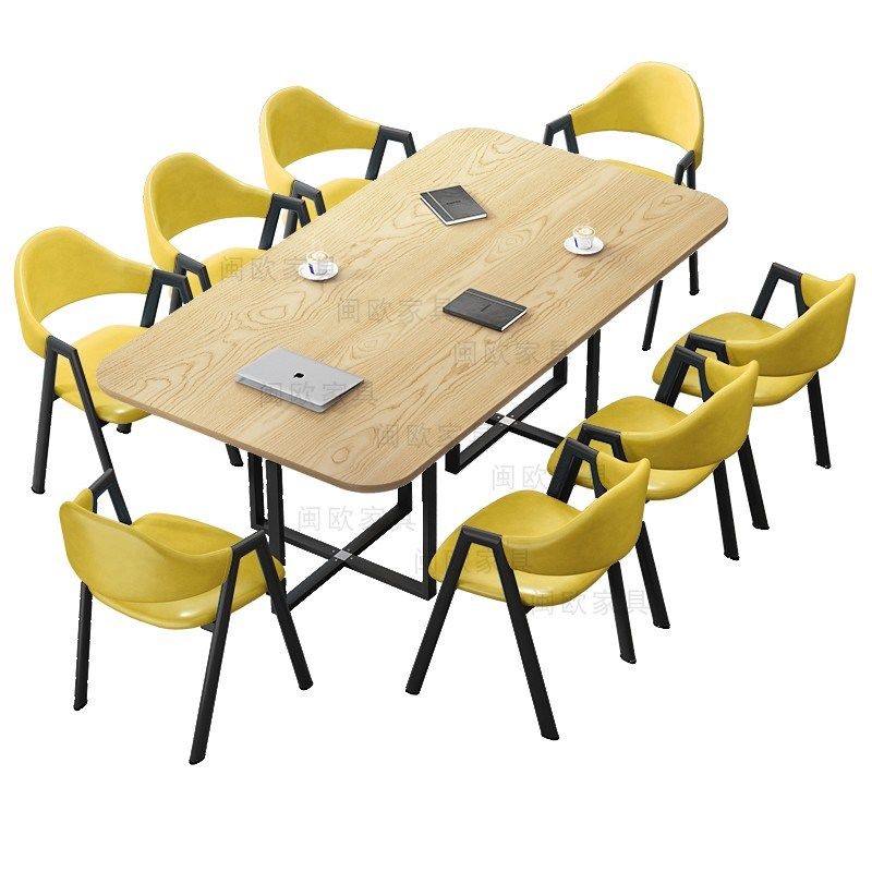 现代会议桌椅接待休息区长桌大型阅览室培训长条桌子图书,商业/办公家具,培训桌/培训台,淘宝优惠券,粉丝福利购,淘宝优惠卷