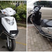 踏板车鹰英钻后货架应钻银钻尾架尾箱架 应钻后货架尾翼