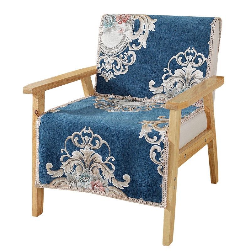 欧式实木休闲椅子垫客厅沙发垫卧室奢华懒人沙发垫单人椅子垫巾