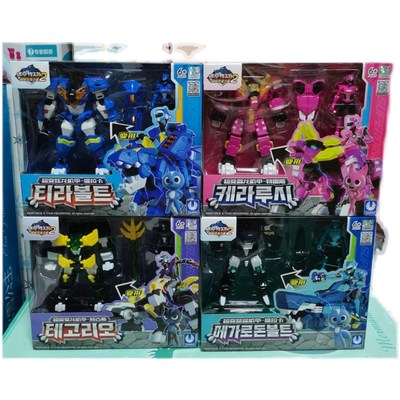 正迷你特工队超级恐龙力量弗特露西赛米超变炫龙机甲变形机器