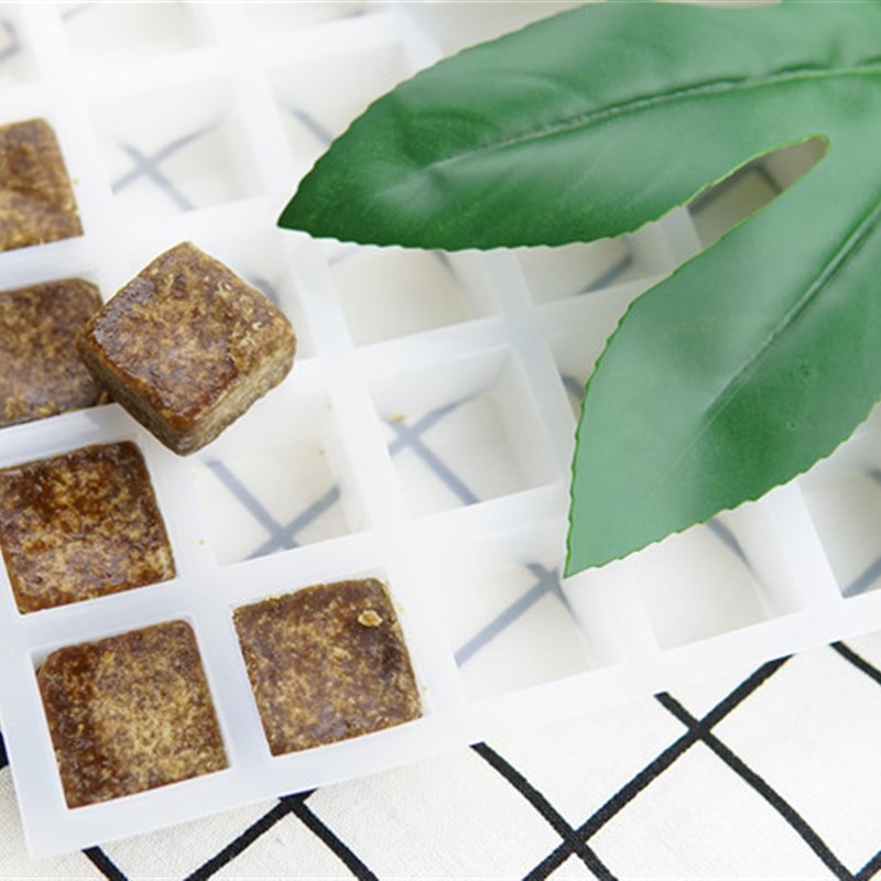 秦匠5格硅胶方糖红糖模具黑糖姜糖模太妃糖模生巧松露巧克力模