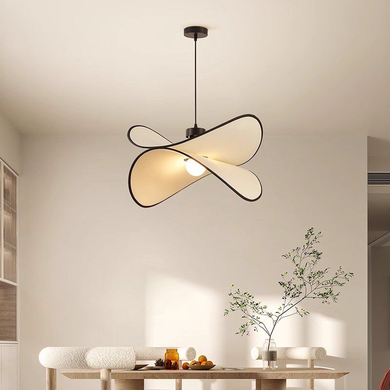 法式中古奶油客厅卧室书房薯片吊灯南洋复古侘寂风民宿布艺灯,家装灯饰光源,餐厅吊灯,淘宝优惠券,粉丝福利购,淘宝优惠卷