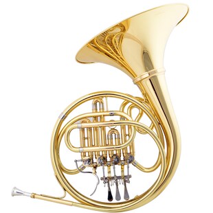 金音JF  降调 四键单排漆金圆号乐队演奏