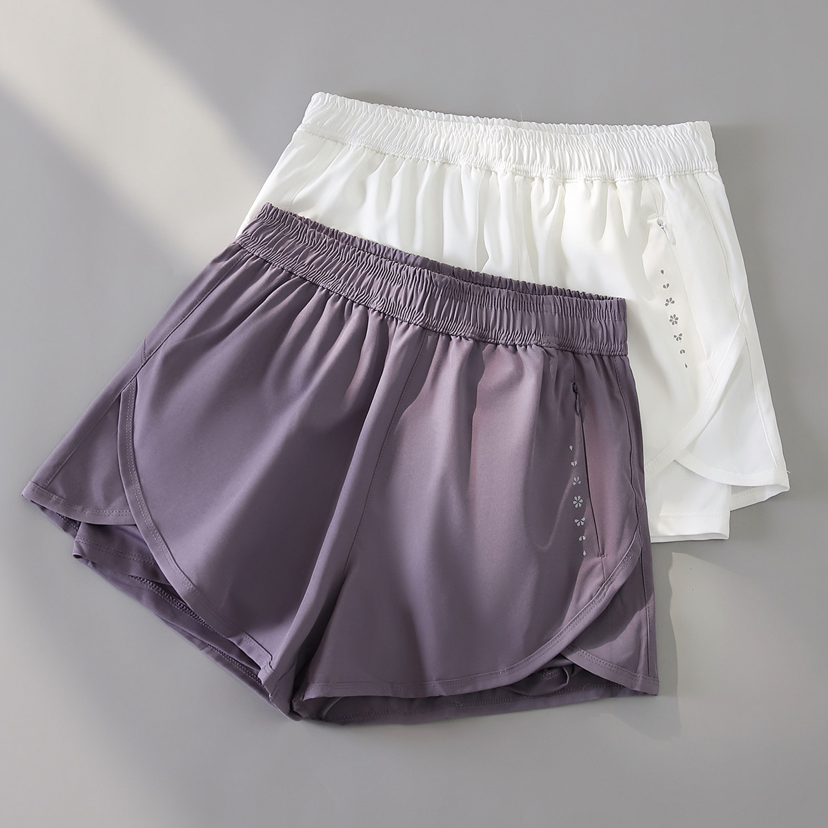 专业跑步运动短裤女马拉松三分裤速干网球田径普拉提训练瑜伽裤子