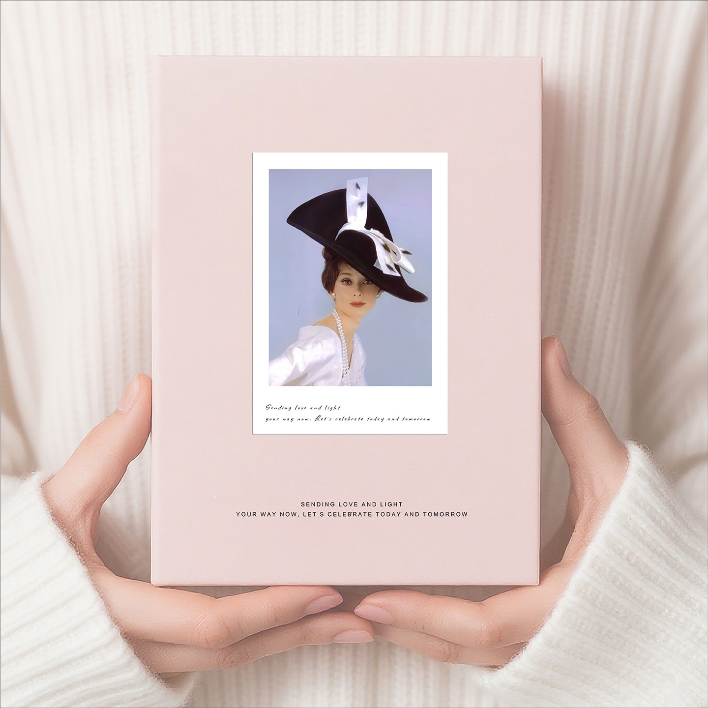 创意个性礼物空盒带信封手提袋拉菲草套装送礼品包装化妆品服装盒