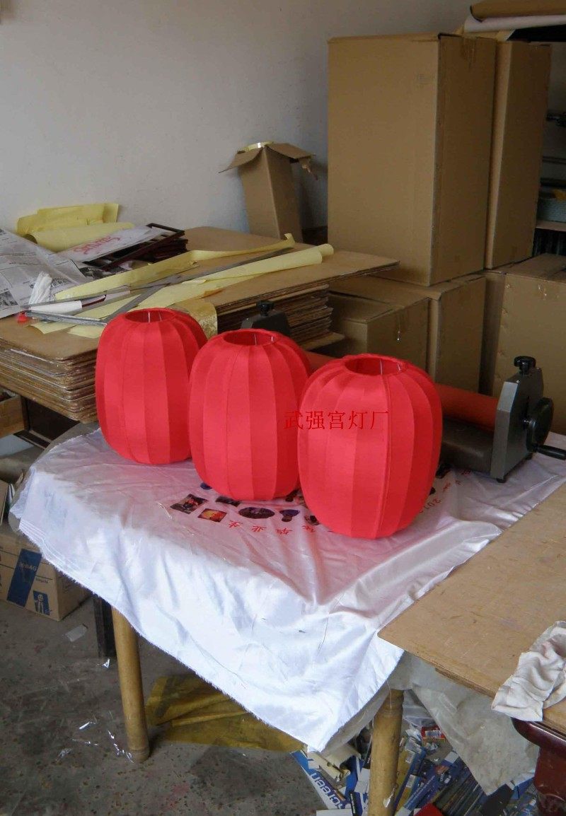 落地灯罩仿古落地红灯罩古典路引灯罩布艺灯罩羊皮灯罩灯罩