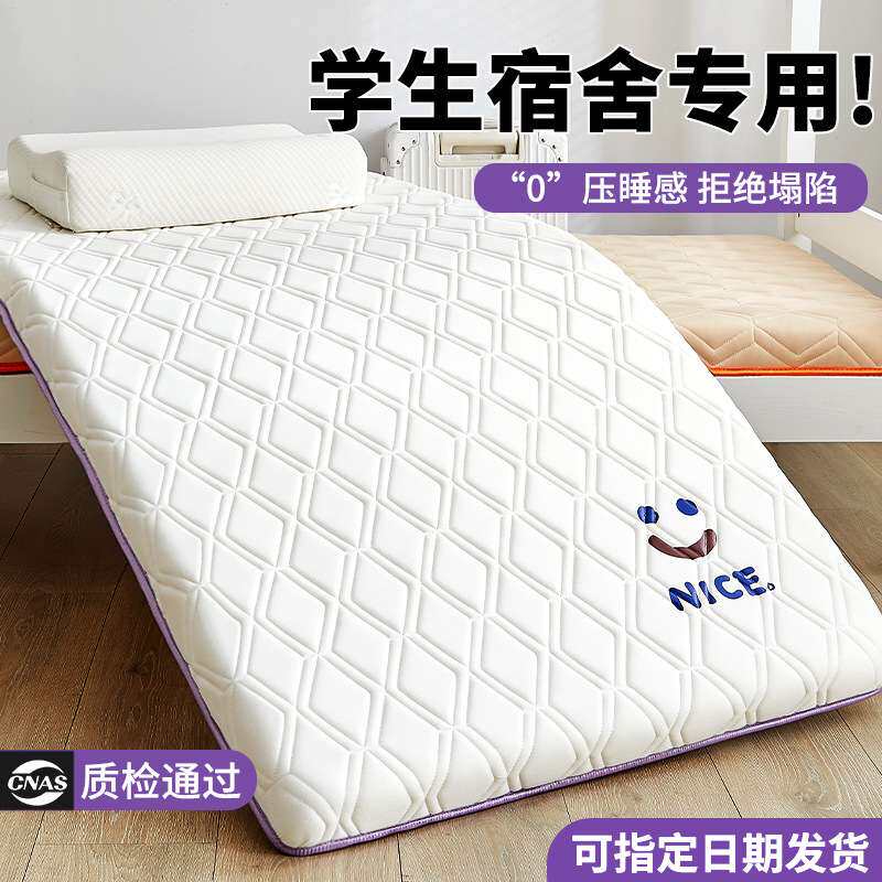 学生宿舍床垫家用卧室软垫单人乳胶垫子租房专用床褥垫被90x190cm