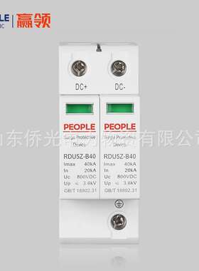 人民电器直流浪涌保护器 RDU5Z 2P3PDC500V DC1000V1500V