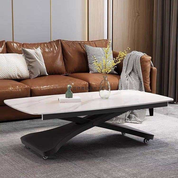 两用二合一茶几岩板现代简约小户型可移动升降轻奢多功能家用餐桌,电子元器件市场,其它元器件,淘宝优惠券,粉丝福利购,淘宝优惠卷