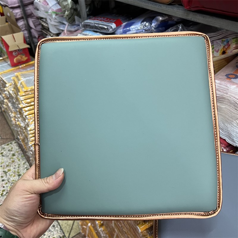 新款夏季加厚两用皮藤凉席办公室座椅垫夏天透气电脑椅方形凉坐垫