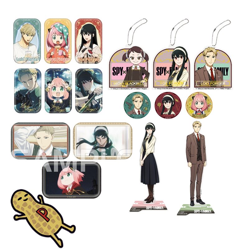 【新店开业 暑期秒杀】官方正版 间谍过家家徽章立牌周边合集